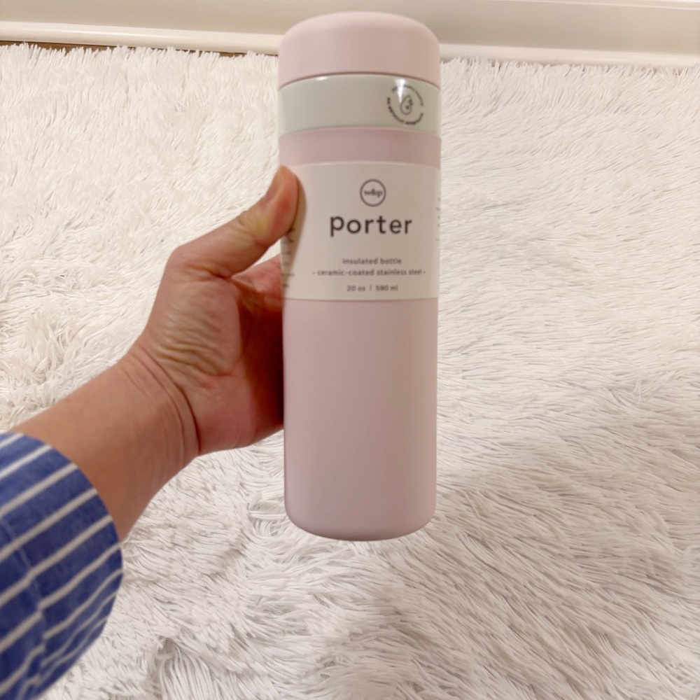 W&p Porter 20 oz Insulated Bottle in blush Pink